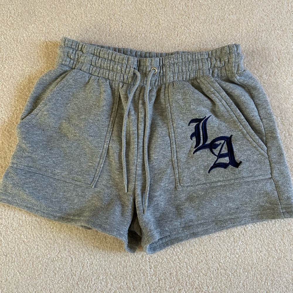 gray lounge shorts